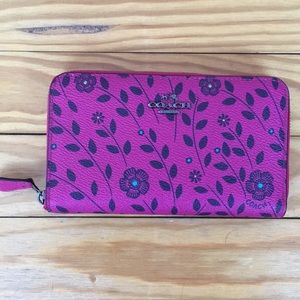 Floral Coach wallet